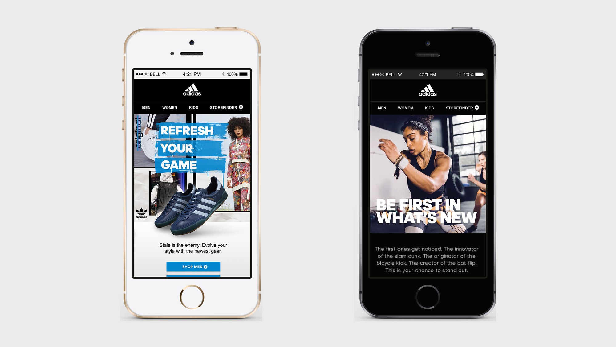 adidas · 04: マイクロサイト