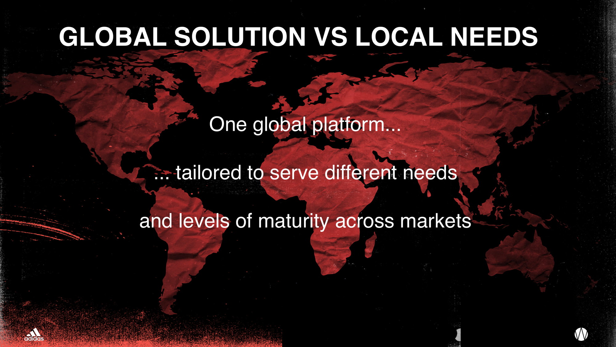 adidas · 02: One platform, many markets